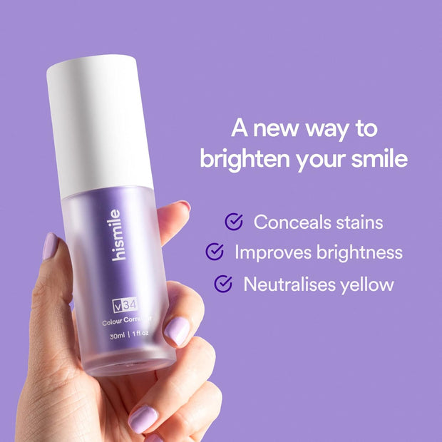 V34 Purple Bright-white Toothpaste