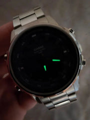 Classic Men’s Watch – Water Resistant, Dual Time, 10-Year Power