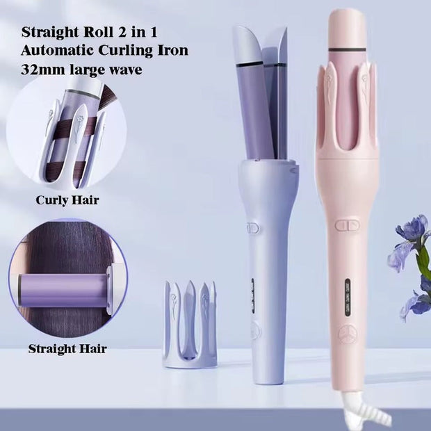 Effortless Curls with Automatic Ceramic Curler