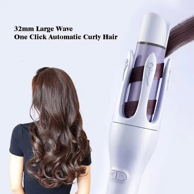 Effortless Curls with Automatic Ceramic Curler